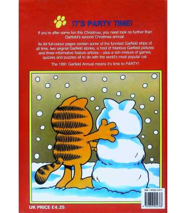 The Garfield Annual 1991 Back Cover