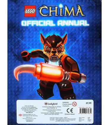 LEGO Legends of Chima Official Annual 2014 Back Cover