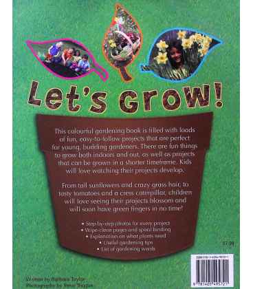 Kids Gardening Lets Grow Back Cover