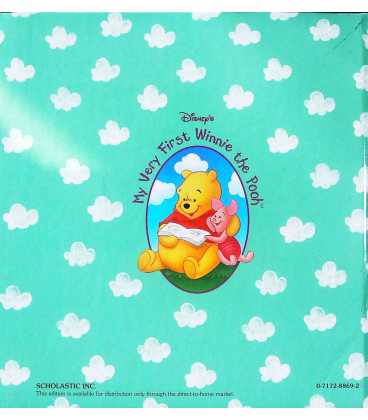 Pooh's First Day of School Back Cover