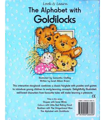 The Alphabet with Goldilocks Back Cover