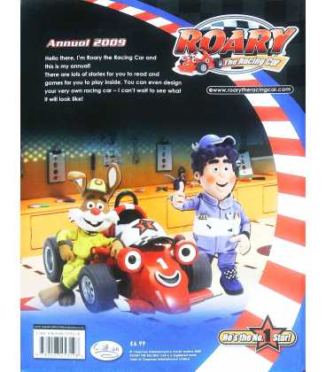 Roary the Racing Car Annual 2009 Back Cover