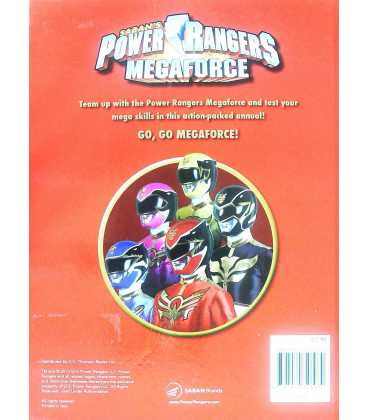 Power Rangers Mega Force Annual 2014 Back Cover
