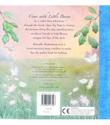 Time To Go Home Little Bunny Back Cover