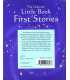 The Usborne Little Book of First Stories Back Cover