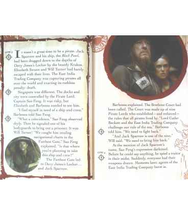 The Journey to World's End (Disney Pirates of the Caribbean At Worlds End) Inside Page 1