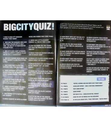 The Official Manchester City Annual 2010 Inside Page 2