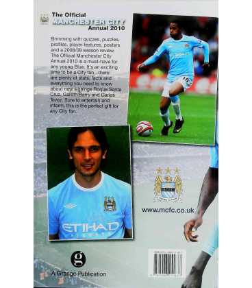 The Official Manchester City Annual 2010 Back Cover