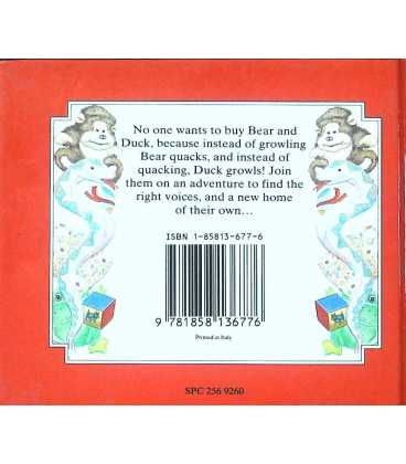 The Little Bear's Adventure Back Cover