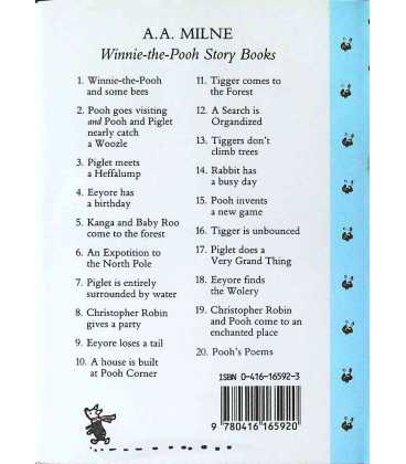 Pooh Goes Visiting Back Cover
