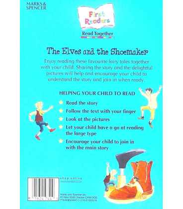 The Elves and the Shoemaker Back Cover