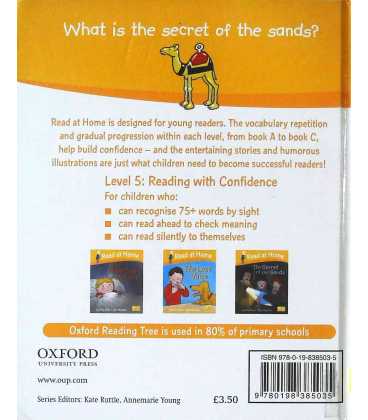 The Secret of the Sands Back Cover
