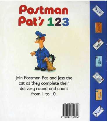 Postman Pat 1-2-3 Back Cover