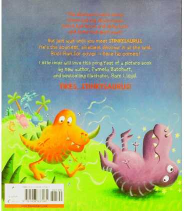 Yikes, Stinkysaurus! Back Cover