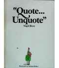 Quote Unquote