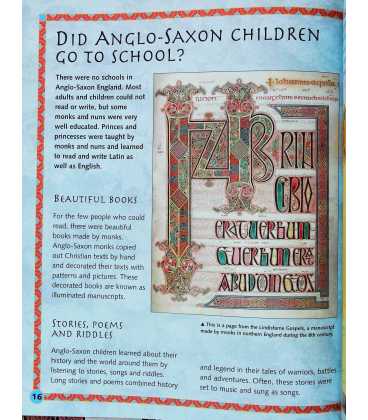 Men, Women and Children In Anglo Saxon Times Inside Page 2