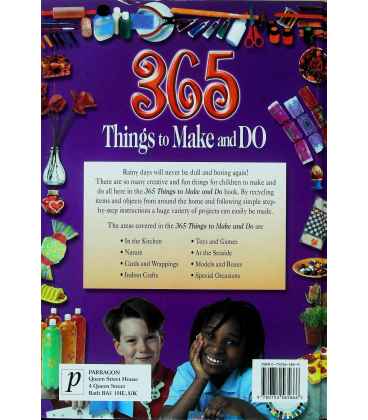 365 Things to Make and Do Back Cover