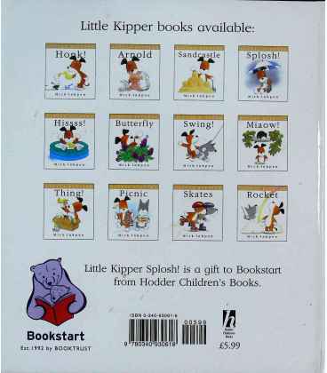 Splosh! (Little Kippers) Back Cover