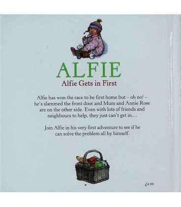 Alfie Gets in First Back Cover