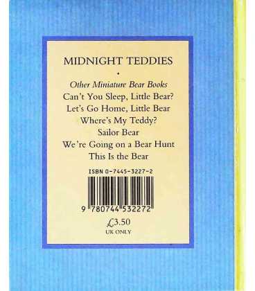 Midnight Teddies Back Cover