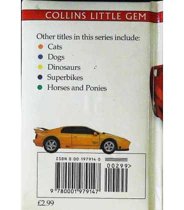 Supercars (Little Gems) Back Cover