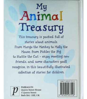 My Animal Treasury Back Cover