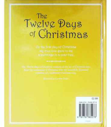 The Twelve Days Of Christmas Back Cover