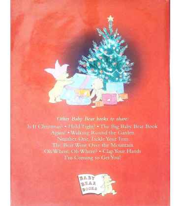 Baby Bear's Christmas Kiss Back Cover