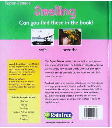 Smelling (Super Senses) Back Cover