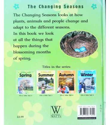 Spring (The Changing Seasons) Back Cover