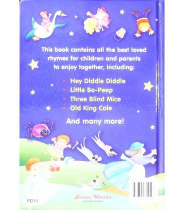 My Humpty Dumpty Book of Nursery Rhymes Back Cover