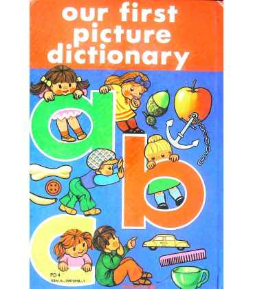 Our First Picture Dictionary Back Cover