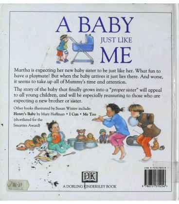 A Baby Just Like Me Back Cover