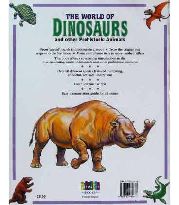 The World of Dinosaurs Back Cover