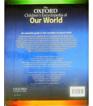 The Oxford Children's Encyclopedia of Our World Back Cover
