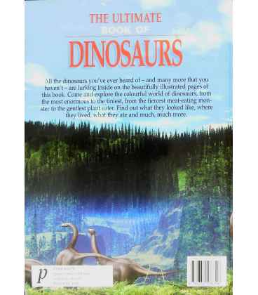 Ultimate Book of Dinosaurs Back Cover