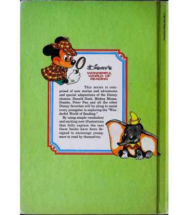 Peter Pan and Wendy (Disney's Wonderful World of Reading) Back Cover