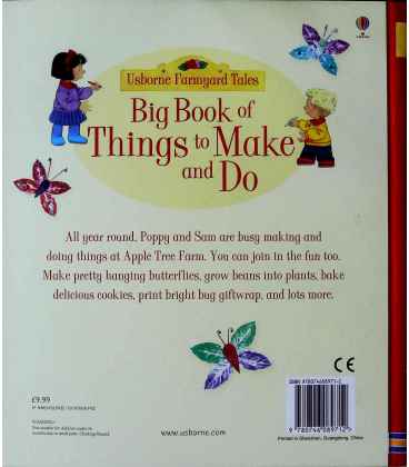 Big Book of Things to Make and Do Back Cover