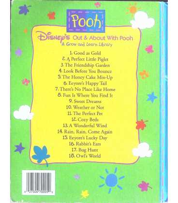 The Honey Cake Mix-Up (Disney's Out & About With Pooh, Vol. 5),  Back Cover