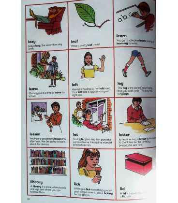 Children's Picture Dictionary Inside Page 2