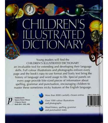 Children's Illustrated Dictionary Back Cover