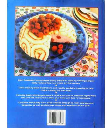 Kids Cookbook 2 : (Fun Step-By-Step) Back Cover