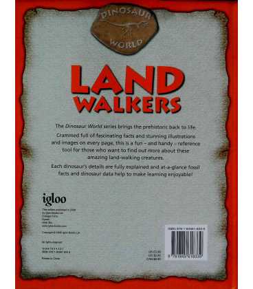 Dinosaur World: Land Walkers Back Cover