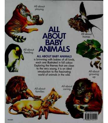 All About Baby Animals Back Cover