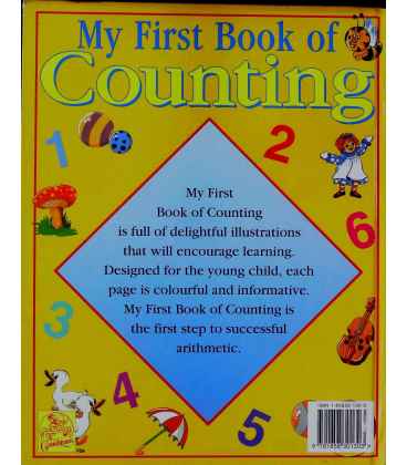 My First Book of Counting Back Cover