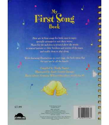 My First Song Book Back Cover