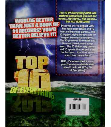 Top 10 of Everything 2015 Back Cover