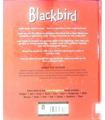 Blackbird Back Cover