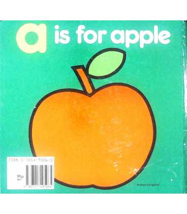 A is for Apple Back Cover