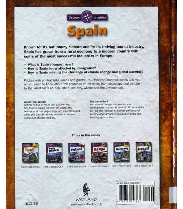 Spain (Discover Countries) Back Cover